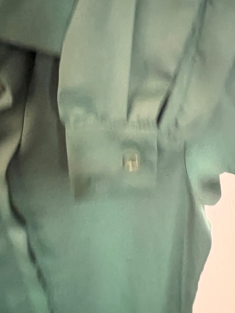 Allegra K Hunter Green Satin Blouse Nwt | Size Small — image 4 of 4